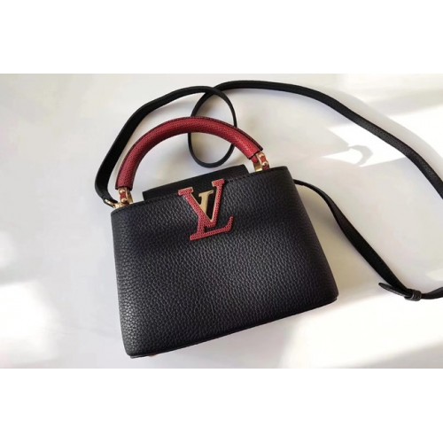 Louis Vuitton CAPUCINES MINI N94047 nero&rosso