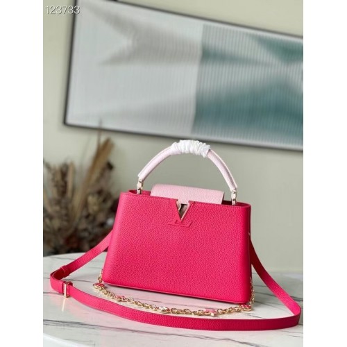 Louis Vuitton CAPUCINES MM M59872 rosa e rosa