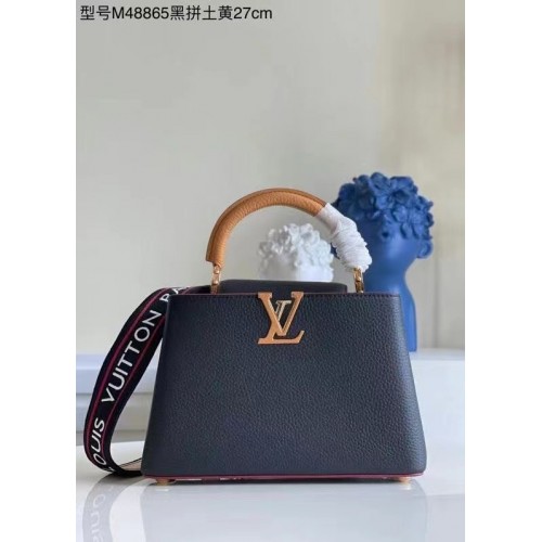 Louis Vuitton CAPUCINES Pelle originale PM M48865 nera