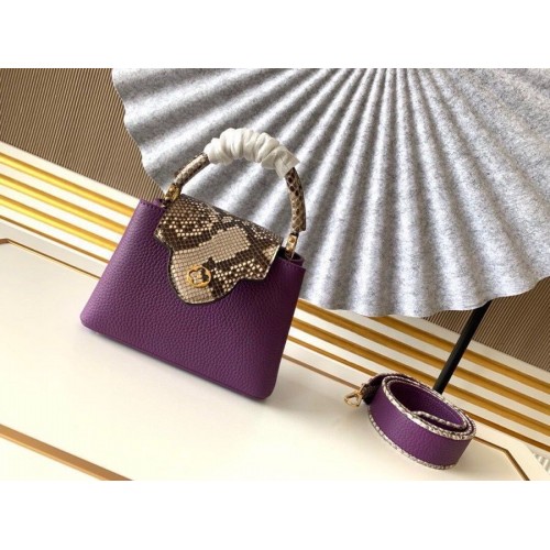 Louis Vuitton CAPUCINES Pelle originale PM M96467 Viola