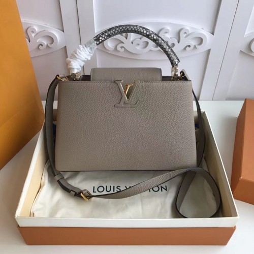 Louis Vuitton CAPUCINES PM M52386 grigio