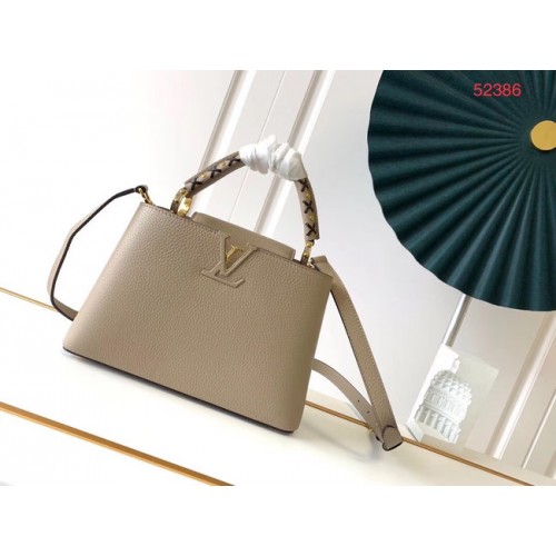Louis Vuitton CAPUCINES PM M523867 grigio