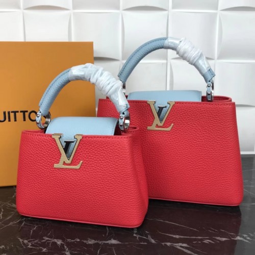 Louis Vuitton CAPUCINES PM M57519 rosso&blu