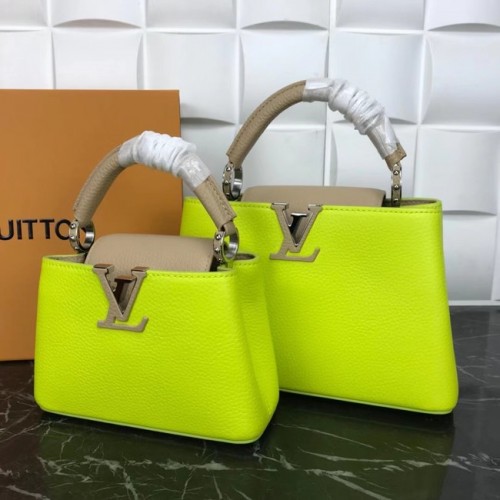 Louis Vuitton CAPUCINES PM M57519 giallo&grigio