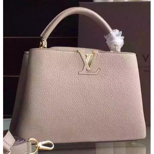 Louis Vuitton Capucines BB Tote Bag M94754 grigio chiaro