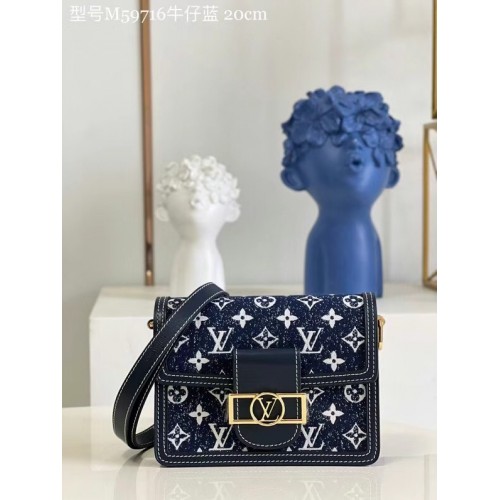 Louis Vuitton DAUPHINE PM M59480 Blu Navy