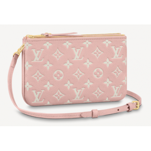 Louis Vuitton POCHETTE DOPPIA ZIP M81429 Rosa confetto