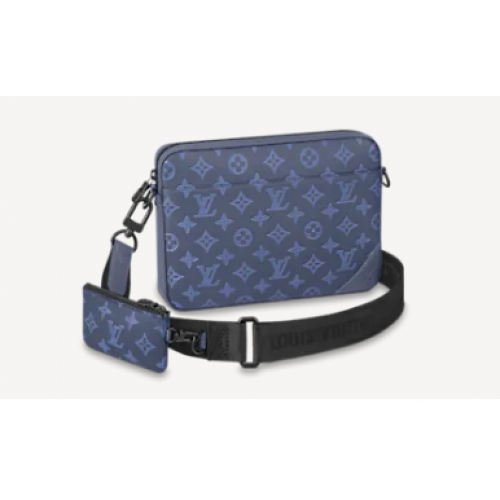 Louis Vuitton DUO MESSENGER M45730 Blu Navy