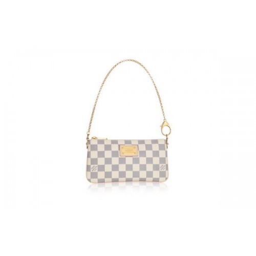 Louis Vuitton Damier Azur Tela POCHETTE MILLA MM N60027