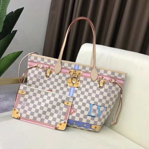 Louis Vuitton Damier Azur Canvas originale neverfull mm B40156