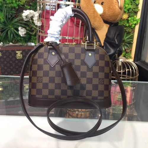 Louis Vuitton Damier Ebene Tela ALMA BB N41221