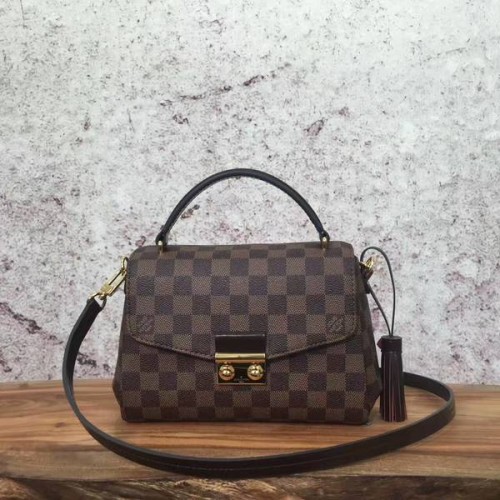Borsa Louis Vuitton Damier Ebene Canvas CROISETTE 41581