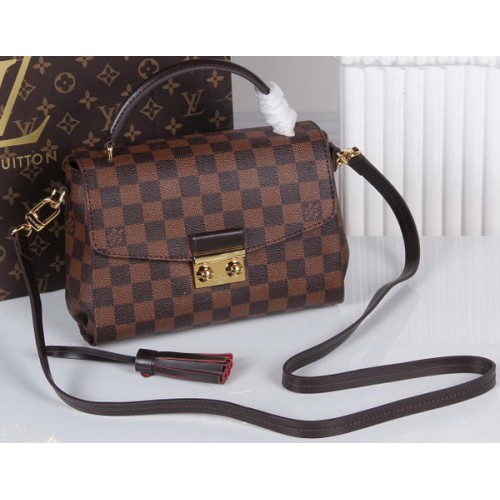 Borsa Louis Vuitton Damier Ebene Canvas CROISETTE N41581