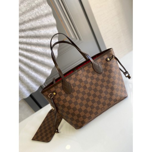 Louis Vuitton Damier Ebene tela Neverfull piccolo N41359