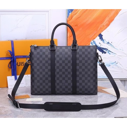 Louis Vuitton Damier Grafite tela CARTELLA M33416 nera