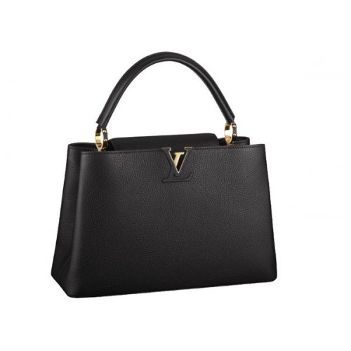 Borsa Capucines Elegante Louis Vuitton MM M48864 Nera