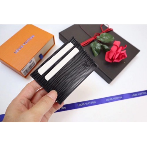 Louis Vuitton Epi Leather PORTA CARTE M60721 nero