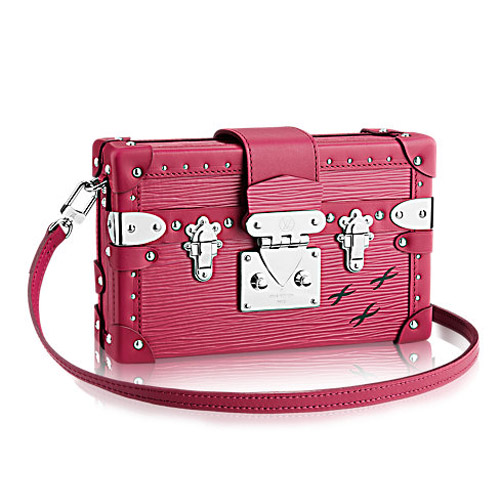 Louis Vuitton Epi Pelle Petite Malle Borchie M50730 Fucsia