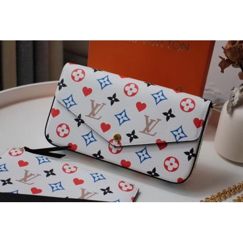 Louis Vuitton FELICIE POCHETTE M61276 bianco