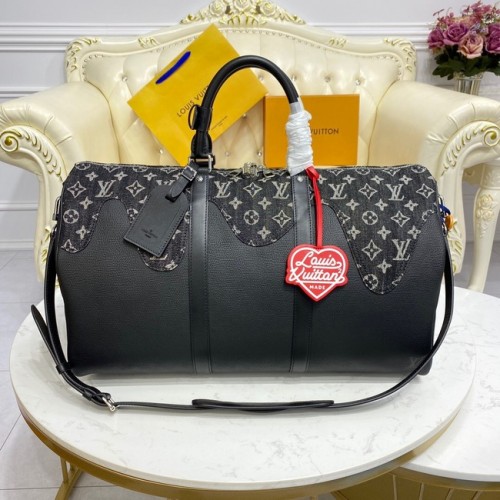Louis Vuitton KEEPALL BANDOULIERE 50 M45975 nero