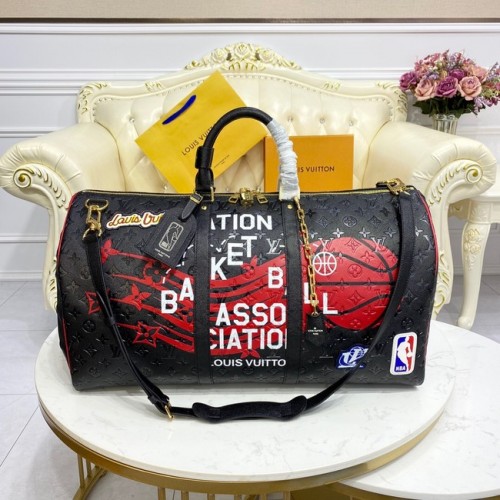 Louis Vuitton KEEPALL BANDOULIERE 55 M58516 nero