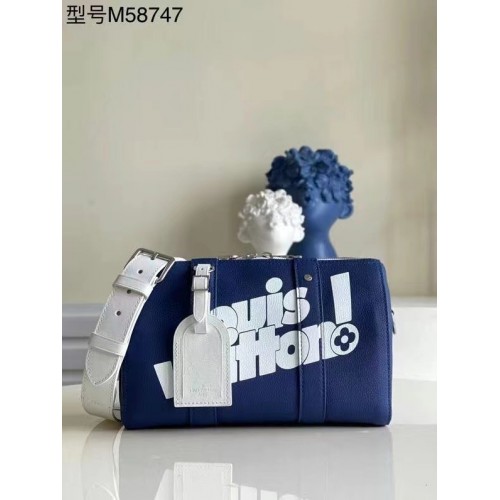 Louis Vuitton KEEPALL XS M80842 blu