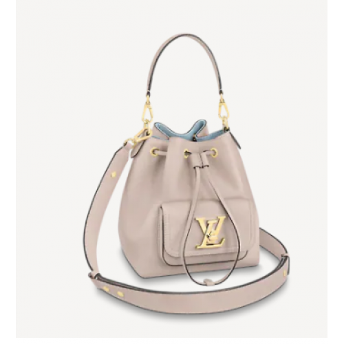 Louis Vuitton LOCKME SECCHIELLO M57687 Greige