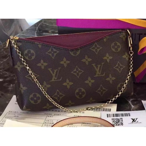 Louis Vuitton M41638 Pochette PALLAS in tela monogramma viola
