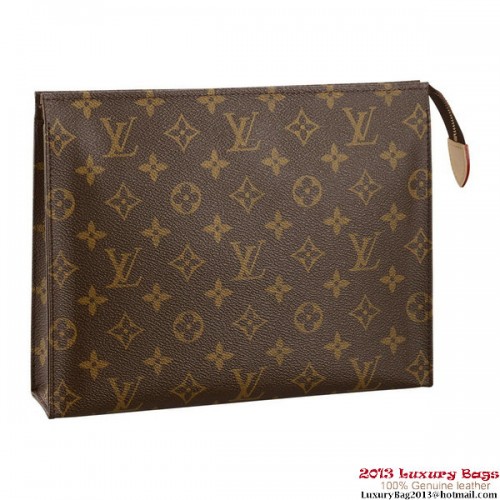 Louis Vuitton M47542 Borsa da toilette in tela con monogramma 26