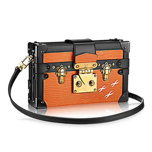 Louis Vuitton M50016 Petite Malle Epi Borsa in pelle arancione