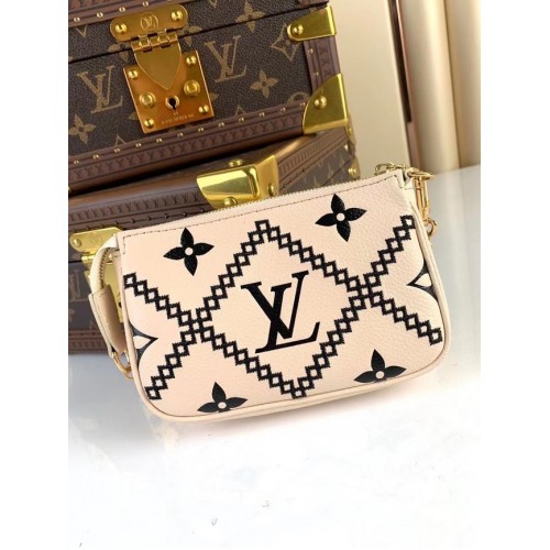 Louis Vuitton MINI POCHETTE ACCESSORI M81140 bianco