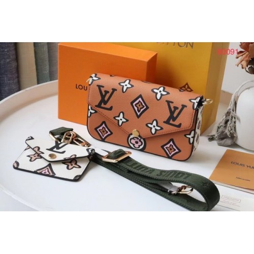 Louis Vuitton MULTI POCHETTE ACCESSORI M80697 marrone