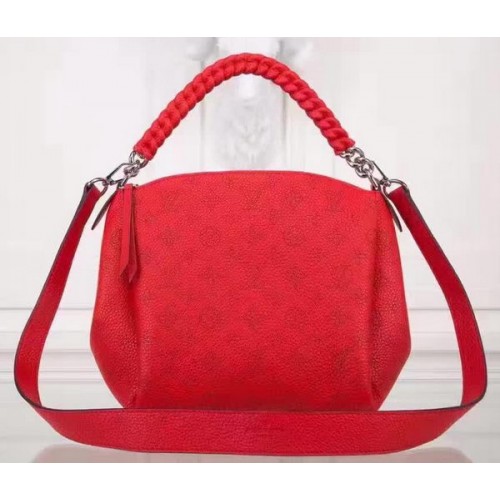 Borsa Louis Vuitton Mahina in pelle BABYLONE CHAIN BB M51223 rossa