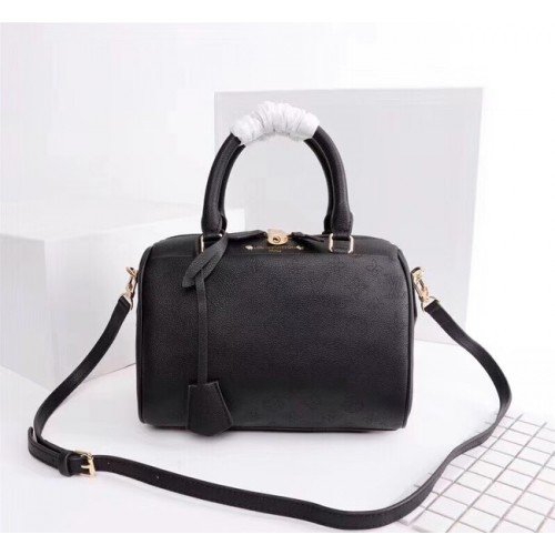 Louis Vuitton Mahina Leather SPEEDY BANDOULIERE 30 M40431 nero