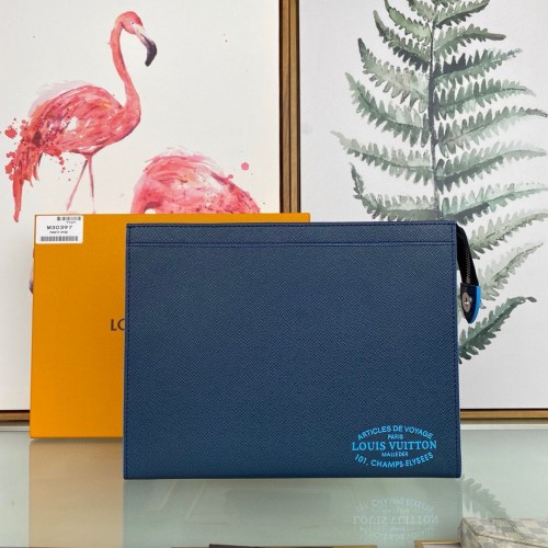 Louis Vuitton Malletier POCHETTE VOYAGE MM M30397 Blu Scuro