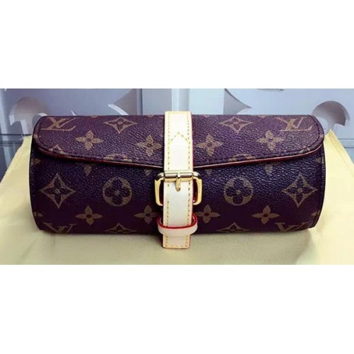 Louis Vuitton Monogram Canvas 3 CUSTODIA PER OROLOGI M47530