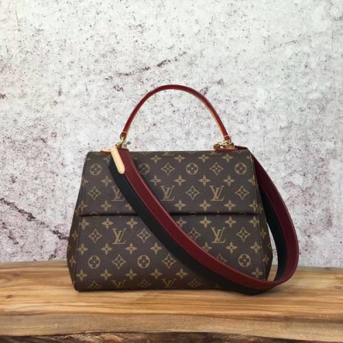 Borsa CLUNY in tela monogramma Louis Vuitton M42735 Vino