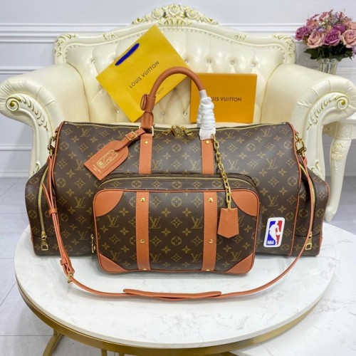 Tela monogramma Louis Vuitton KEEPALL BANDOULIERE 65 M45794