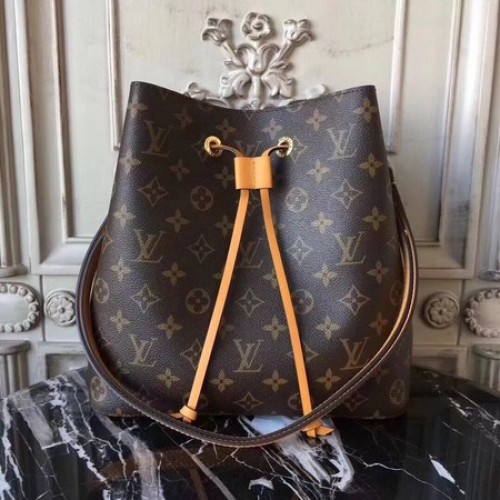 Tela Monogram Louis Vuitton NEONOE M44020 Giallo
