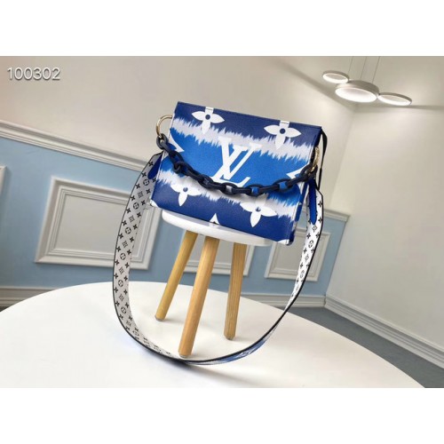 Louis Vuitton Monogram Canvas Original Leather M68137 blu