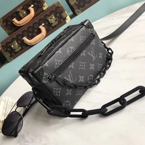 Louis Vuitton Monogram Canvas Original Leather Mini Soft Trunk M44480 Nero