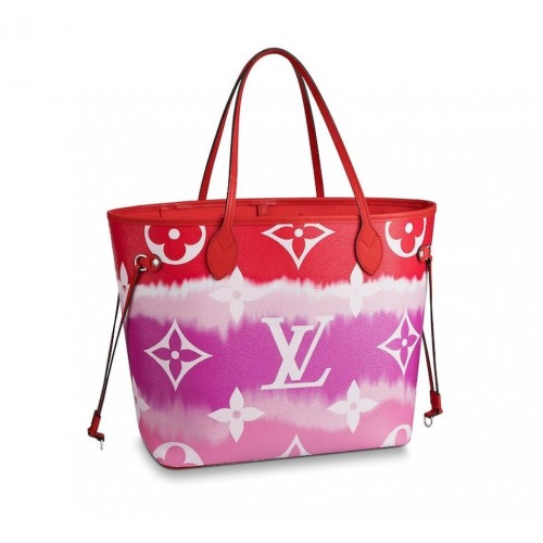 Tela monogramma Louis Vuitton Originale NEVERFULL M45128 Rosso