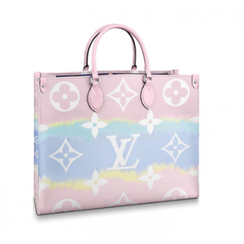 Tela monogramma Louis Vuitton originale ONTHEGO M45119 rosa
