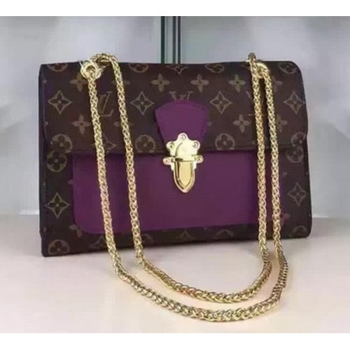 Borsa PALLAS CHAIN in tela monogramma Louis Vuitton M41731 Viola