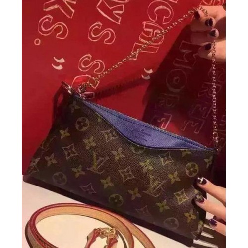 Louis Vuitton Monogram Canvas POCHETTE PALLAS M41638 Blu