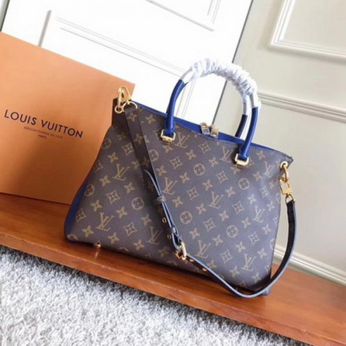 Tela monogramma Louis Vuitton PALLAS M42810 Blu