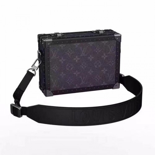 Tela monogramma Louis Vuitton PETITE MALLE M20101 nera