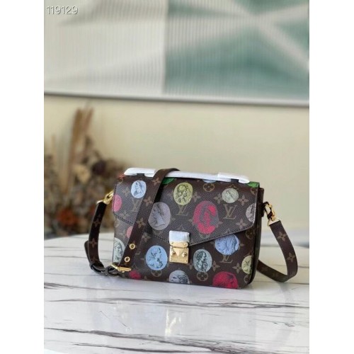 Louis Vuitton Monogram Canvas Pochette Metis Original Leather M40780 Distintivo