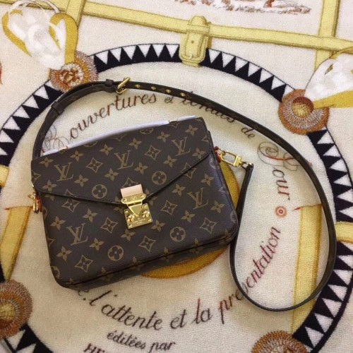 Louis Vuitton Monogram Canvas Pochette Metis Pelle originale M40780