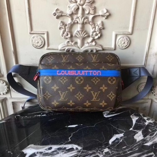 Tela Monogram Louis Vuitton SAC CEINTURE PN 42825 Marrone